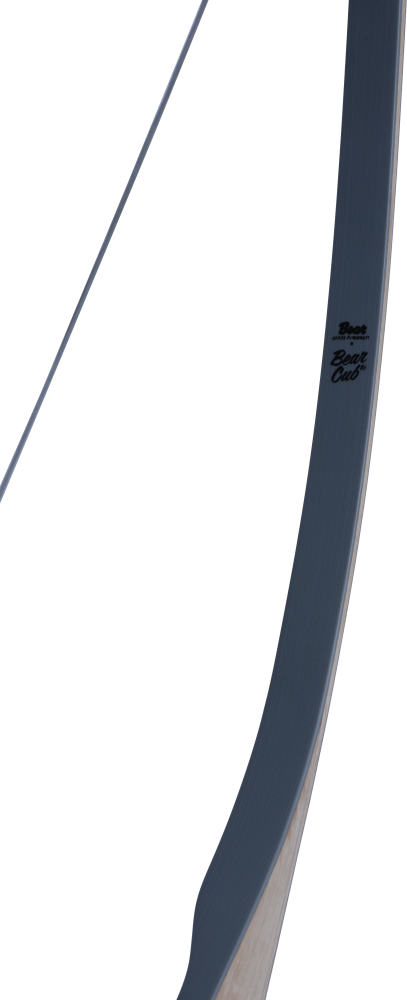 Bear Cub - Grey Glass / Left Hand / 40 lbs.