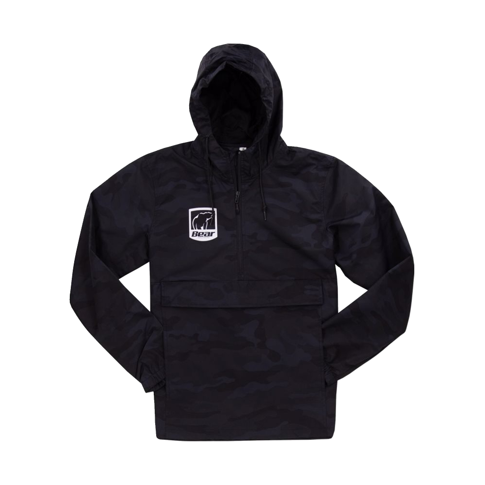 Black Camo Anorak Jacket - X Large 1 Black Camo Anorak Jacket - X Large