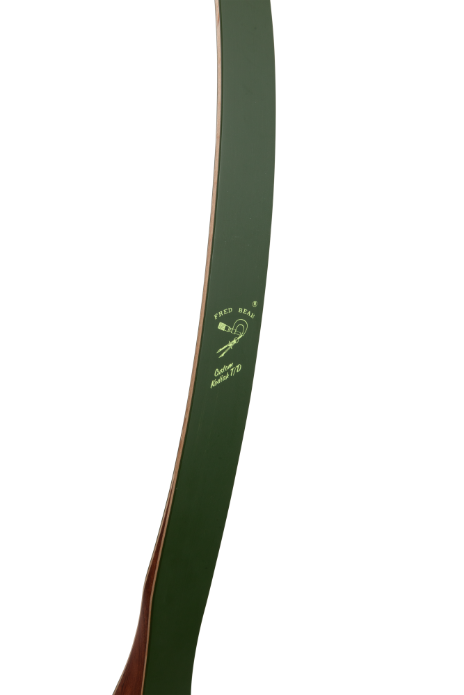 Take Down Limbs Green Glass - Bubinga with Green Glass / 55 lbs. / #3