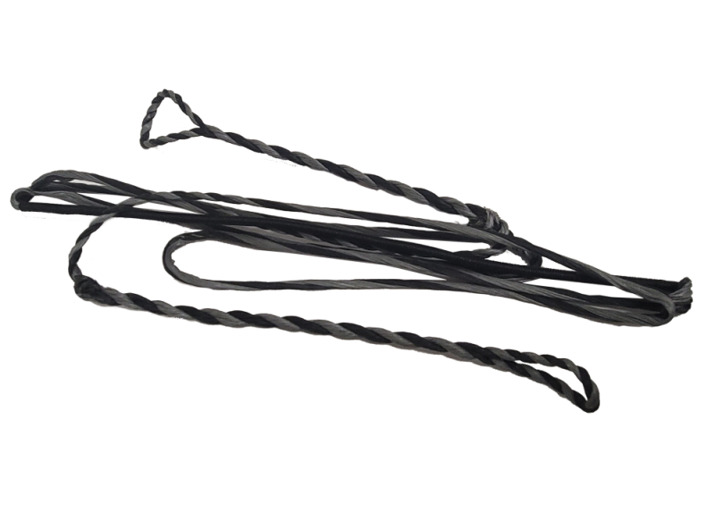 Take Down Long Bow String - Black And White / 62"