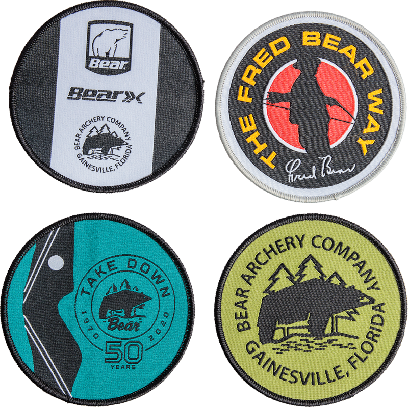 Bear Archery Set of Four Patches
