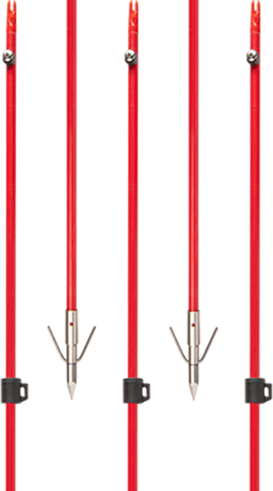 Fiberglass Arrow W/ Piranha Long Barb XT