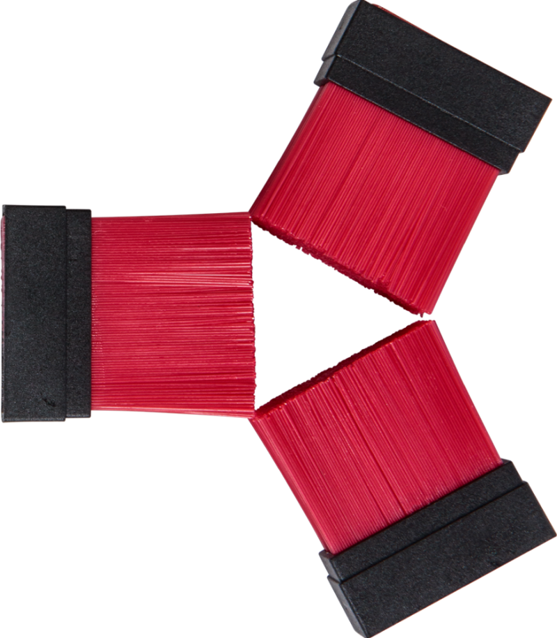 Whisker Biscuit V Replacement Bristles - Red